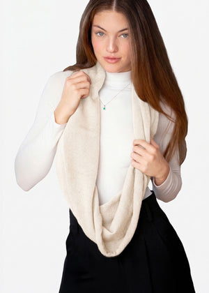 White Baby Alpaca Scarf
