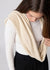 White Baby Alpaca Scarf