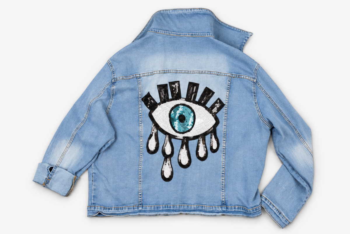 Upcycled Jacket Light Blue