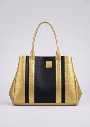 Golden Black Temiqui Tote